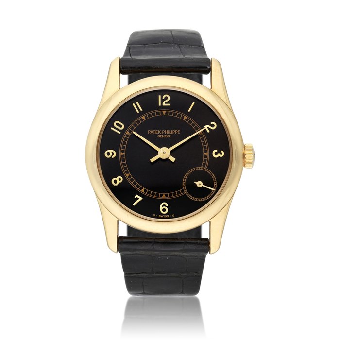 Patek Philippe Reference 5000 Calatrava | A yellow gold automatic wristwatch, Circa 1995