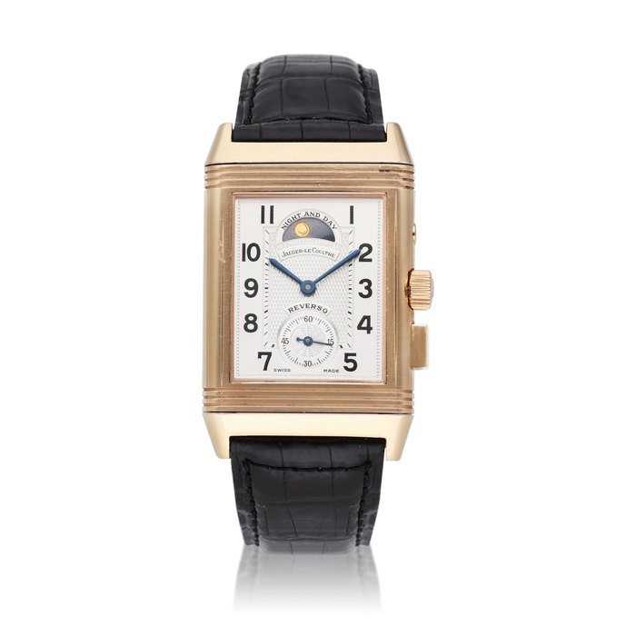Jaeger-LeCoultre Reference 270.258 Reverso Geographique | A limited edition pink gold reversible world time wristwatch with day & night indication, Circa 2000
