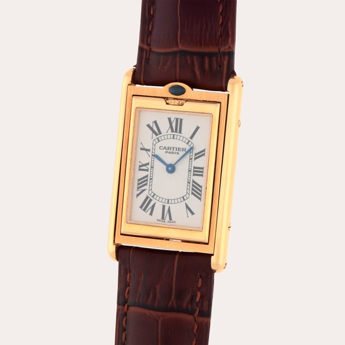 Cartier Tank Basculante 'CPCP', Reference 2391 | A limited edition yellow gold wristwatch | Circa 2002