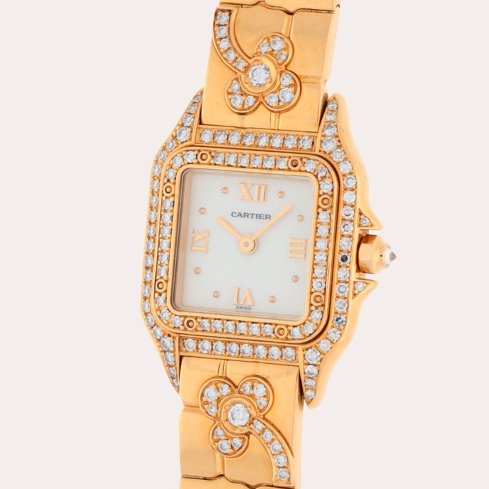 Cartier Panthère, Reference 1280 | A yellow gold and diamond-set wristwatch with bracelet | Circa 1998