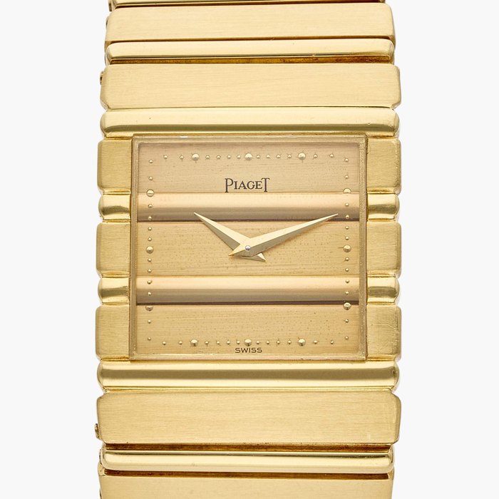Piaget Reference 7131 C701 Polo | A yellow gold bracelet watch, Circa 1985