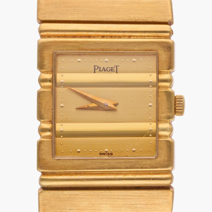 Piaget Reference 8131 C701 Polo | A yellow gold bracelet watch, Circa 1980