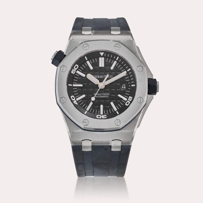Audemars Piguet Reference 15703ST.00.A002CA.01 Royal Oak Offshore 'Diver' | A stainless steel automatic wristwatch with date, Circa 2011