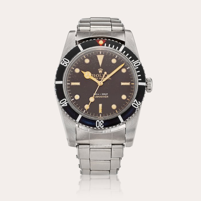 Rolex Reference 6536-1 Submariner | A stainless steel automatic wristwatch with bracelet, Circa 1955