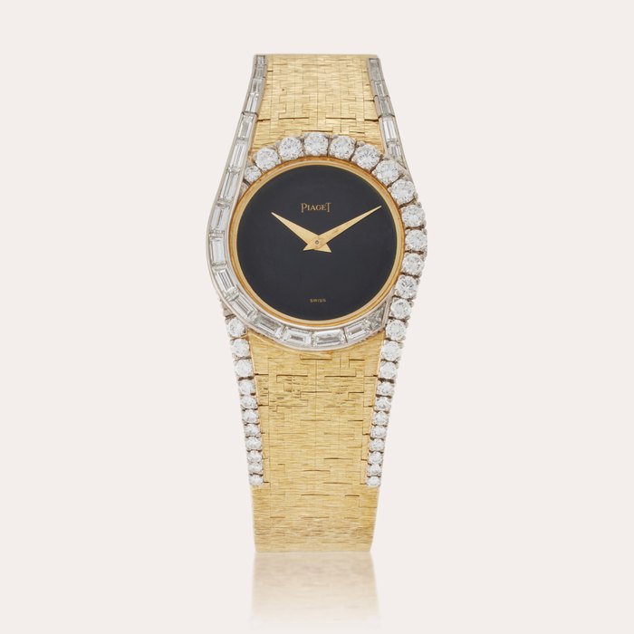 Piaget Reference 9188 A 6 | A yellow gold and diamond-set bracelet watch, Circa 1970