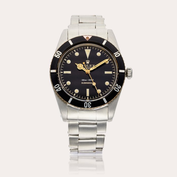 Rolex Reference 6536/1 Submariner ‘Small Crown’ ‘James Bond’ | A stainless steel automatic wristwatch with bracelet, Circa 1957