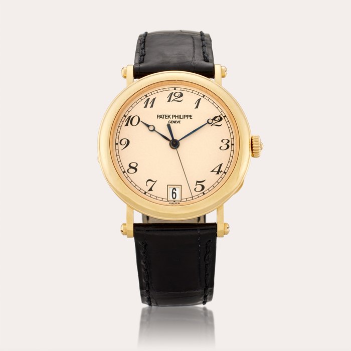 Patek Philippe Reference 5053J-001 Calatrava | A yellow gold automatic wristwatch with date, Circa 2003