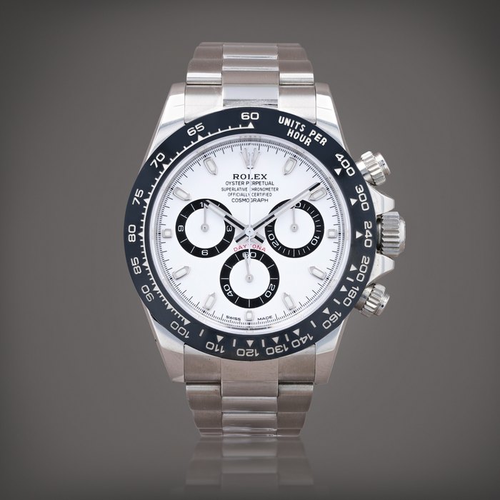 Rolex Daytona, reference 116500LN     Montre bracelet chronographe en acier |  Stainless steel chronograph wristwatch with bracelet    Vers 2022 |  Circa 2022