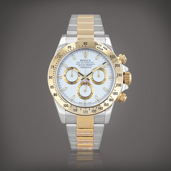 Rolex Daytona, reference 116523     Montre bracelet chronographe en acier or jaune |  Stainless steel and yellow gold chronograph wristwatch with bracelet     Vers 2013 |  Circa 2013