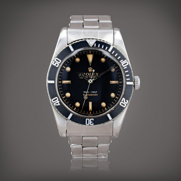 Rolex Submariner James Bond, reference 6536-1     Montre bracelet en acier |  Stainless steel wristwatch with bracelet     Vers 1959 |  Circa 1959