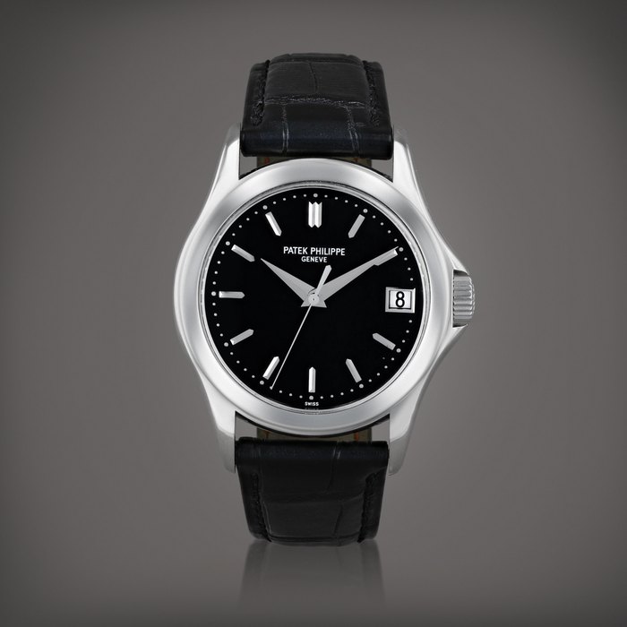 Patek Philippe Calatrava, reference 5107P-001    Montre bracelet en platine avec date |  Platinum wristwatch with date    Vers 2004 |  Circa 2004