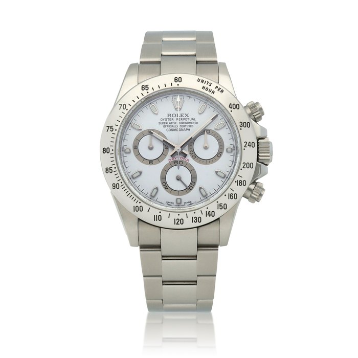 Rolex 'APH' Daytona, Ref. 116520 Stainless steel chronograph wristwatch with bracelet  Circa 2009, Price & Market Data