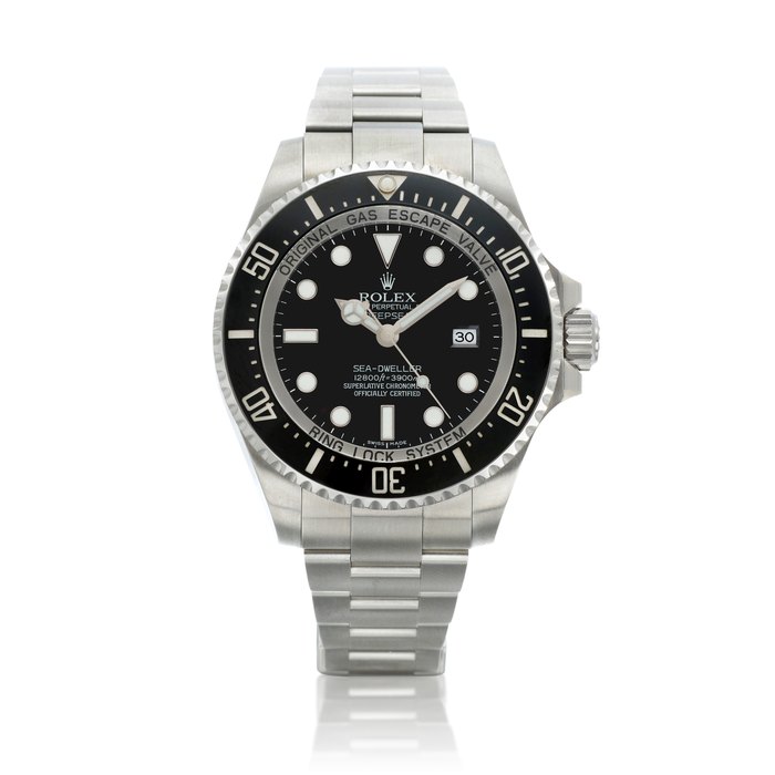 Rolex Sea-Dweller, ref. 116660  Stainless steel wristwatch with date and helium escape valve  Circa 2009