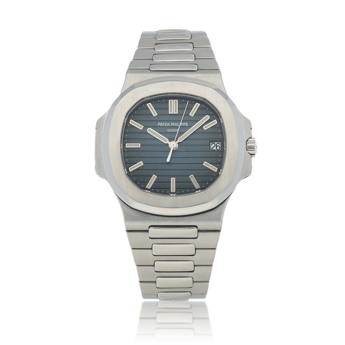 Patek Philippe 'Geneva Seal' Nautilus, Ref. 5711/1A-010  Stainless steel wristwatch with date  Circa 2008