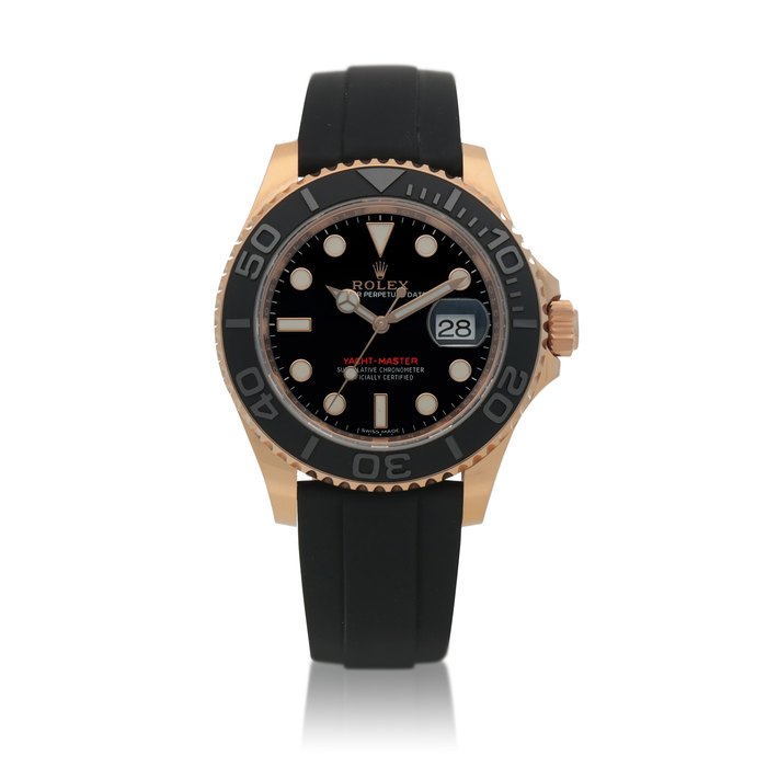 Rolex Yacht-Master 40, Ref 116655 Pink gold wristwatch with date  Circa 2017