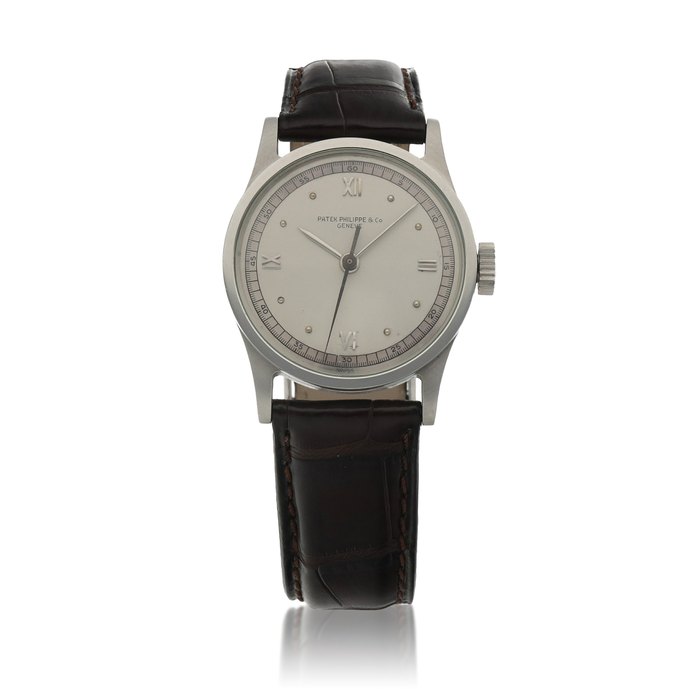 Patek Philippe Calatrava, Ref. 96  Stainless steel wristwatch   Circa 1941