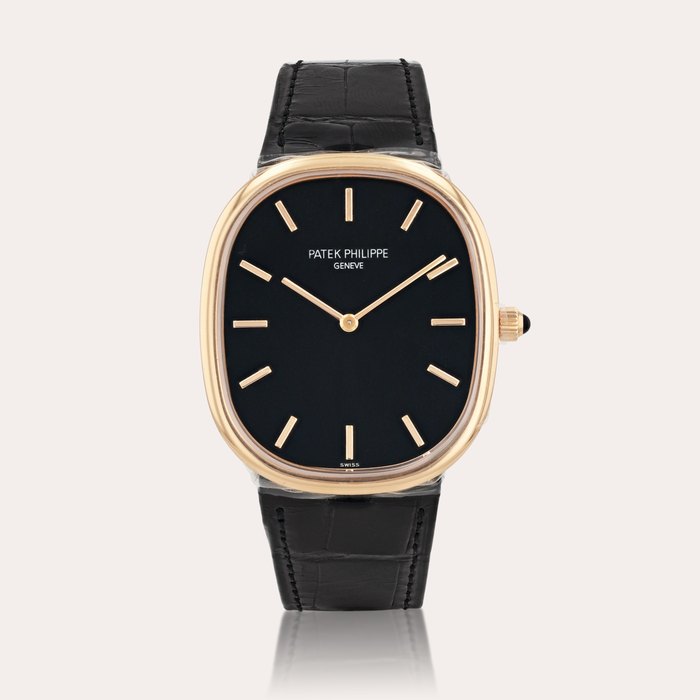 Patek Philippe Ellipse Jumbo 'stickered', reference 5738R-001    Montre bracelet en or rose |  Pink gold wristwatch    Vers 2021 |  Circa 2021