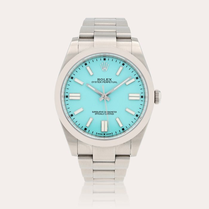 Rolex Oyster Perpetual 41, reference 124300     Montre bracelet en acier |  Stainless steel wristwatch with bracelet    Vers 2021 |  Circa 2021 · 124300