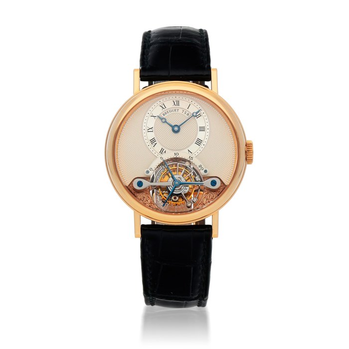 Breguet Classique, Ref. 3350BR/12/286 Pink gold tourbillon wristwatch Made in 1996 | 寶璣 3350BR/12/286型號「Classique」粉紅金陀飛輪腕錶，1996年製
