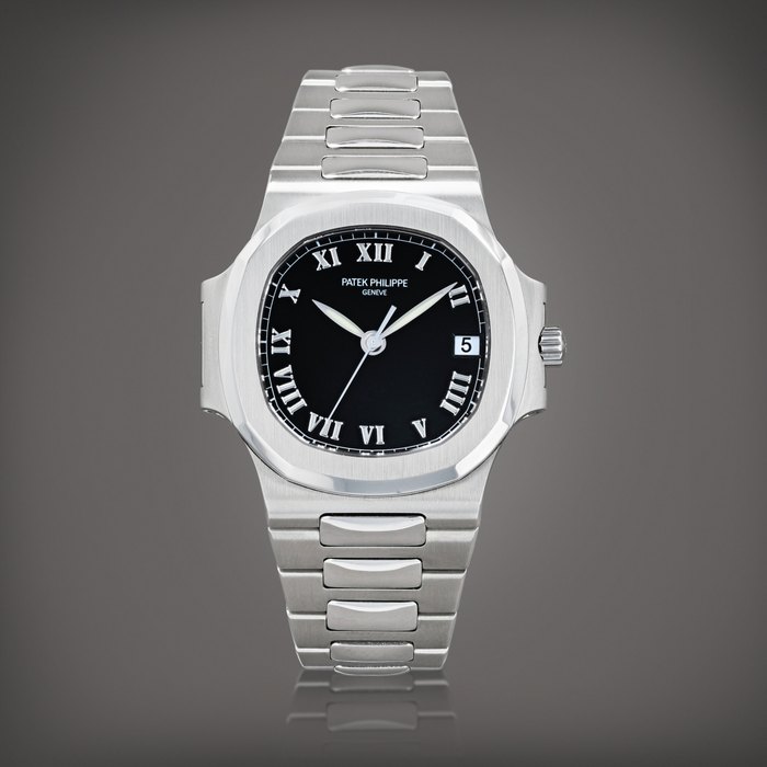 Patek Philippe Nautilus, reference 3800/1A-001    Montre bracelet en acier avec date |  Stainless steel wristwatch with date and bracelet    Vers 2000 |  Circa 2000