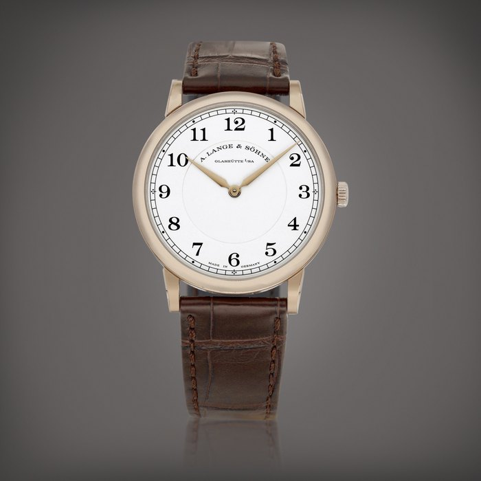 A. Lange & Söhne 1815 Thin Honeygold “Homage to F.A. Lange”, Reference 239.050 | A limited edition honey gold wristwatch, Made to commemorate the 175th anniversary of A. Lange & Söhne, Circa 2020 | 朗格 | 1815 Thin Honeygold “Homage to F.A. Lange” 型號239.050 | 限量版蜜糖金腕錶，為紀念品牌誕辰175週年而製，約2020年製