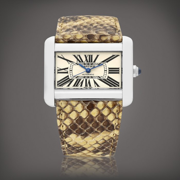 Cartier Tank Divan, Reference 2612 | A stainless steel wristwatch, Circa 2002 | 卡地亞 | Tank Divan 型號2612 | 精鋼腕錶，約2002年製