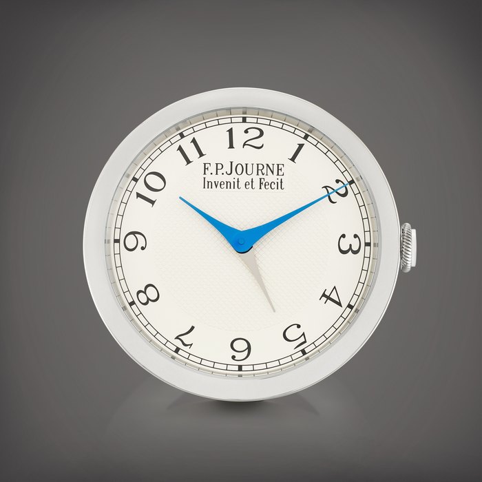F. P. Journe Alarm Clock Souveraine | A stainless steel alarm desk clock, Circa 2022 | Alarm Clock Souveraine | 精鋼鬧鐘，約2022年製