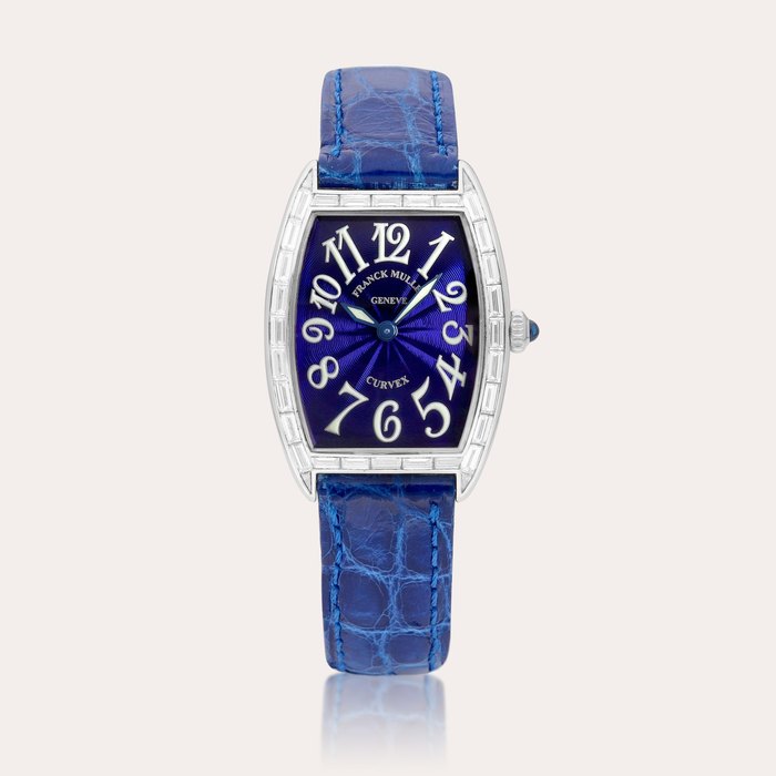Franck Muller Cintrée Curvex, Reference 1752 QZ BAG | A white gold and diamond-set wristwatch, Circa 2005 | Cintrée Curvex 型號1752 QZ BAG | 白金鑲鑽石腕錶，約2005年製