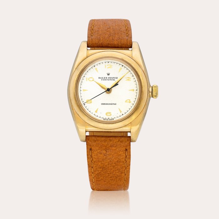 Rolex "Bubbleback", Reference 3131 | A yellow gold wristwatch, Circa 1946 | 勞力士 | "Bubbleback" 型號3131 | 黃金腕錶，約1946年製