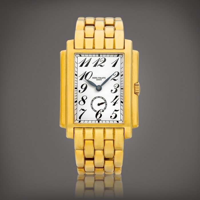 Patek Philippe Gondolo, Reference 5024 | A yellow gold wristwatch with bracelet, Circa 1994 | 百達翡麗 | Gondolo 型號5024  | 黃金鏈帶腕錶，約1994年製
