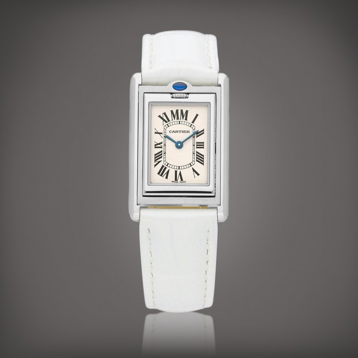 Cartier Tank Basculante Millennium Edition, Reference 2405 | A limited edition stainless steel reversible wristwatch, Circa 2000 | 卡地亞 | Tank Basculante Millennium Edition 型號2405 | 限量版精鋼腕錶，約2000年製