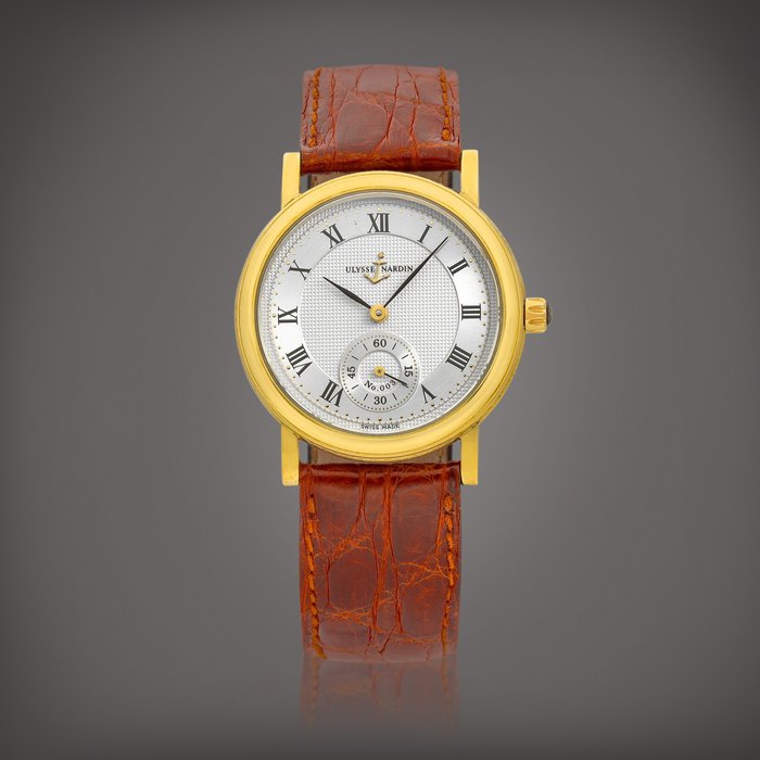 Ulysse Nardin Classico, Reference 91-77 | A yellow gold wristwatch, Circa 1994 | 雅典 | Classico 型號91-77 | 黃金腕錶，約1994年製