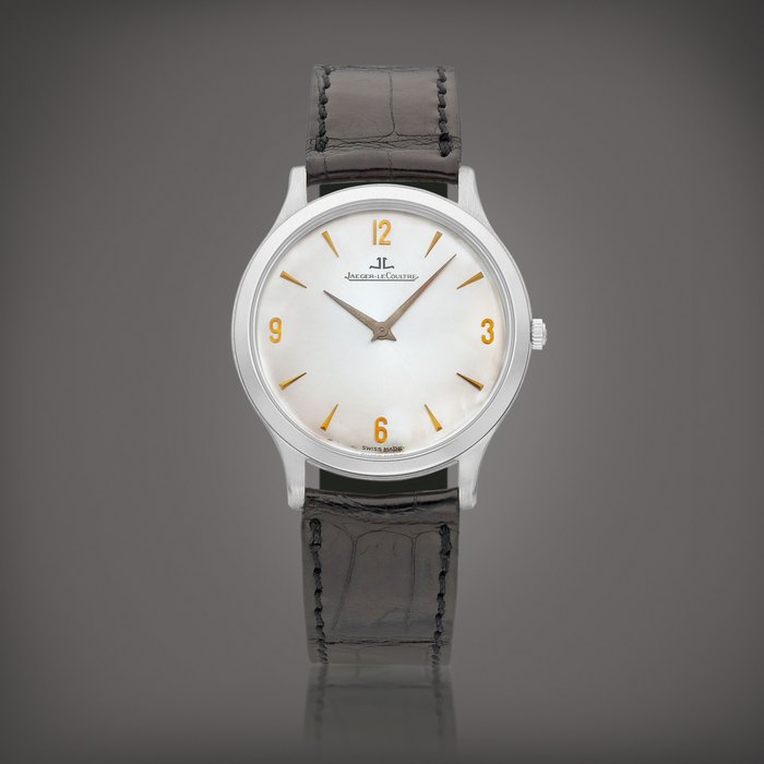 Jaeger-LeCoultre Master Ultra Thin, Reference 145.6.79 | A limited edition platinum wristwatch, Circa 2001 | 積家 | Master Ultra Thin 型號145.6.79 | 限量版鉑金腕錶，約2001年製