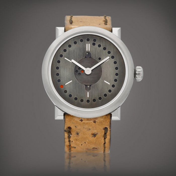 ochs und junior A titanium perpetual calendar wristwatch with power reserve and leap year indication, Circa 2016 | 鈦金屬萬年曆腕錶，備動力儲備及閏年顯示，約2016年製