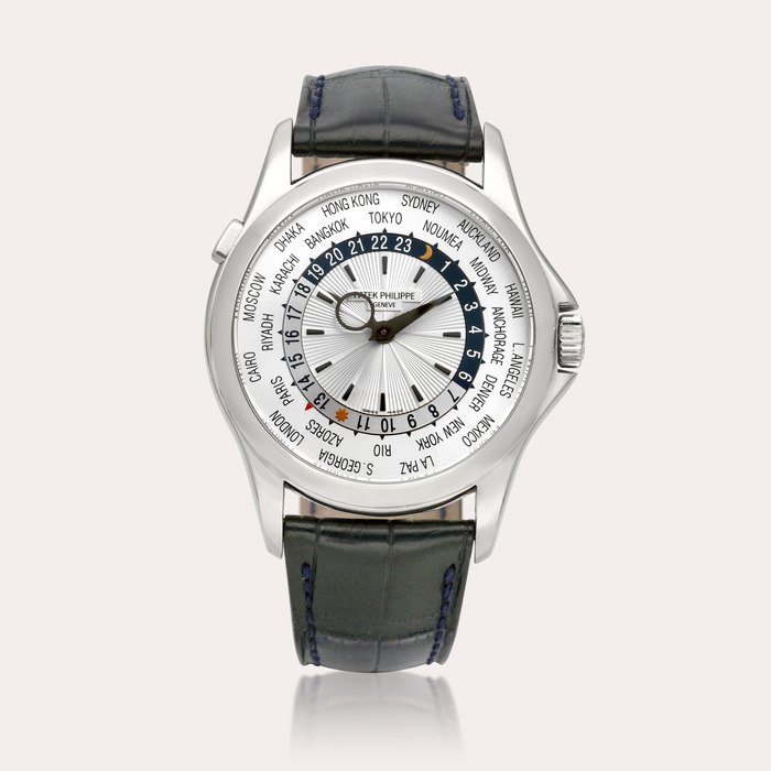 Patek Philippe Reference 5130 | A white gold world time wristwatch, Circa 2014