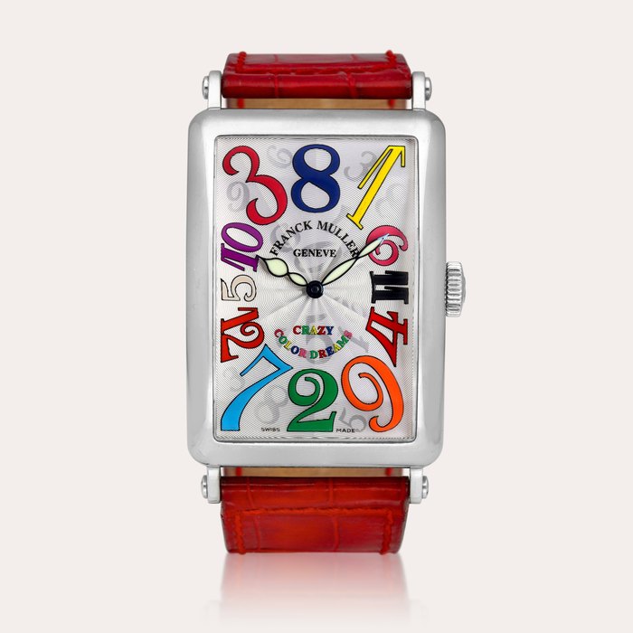 Franck Muller Long Island Crazy Hours Color Dreams, Reference 1200 CH | A stainless steel wristwatch with jumping hour hand, Circa 2005
