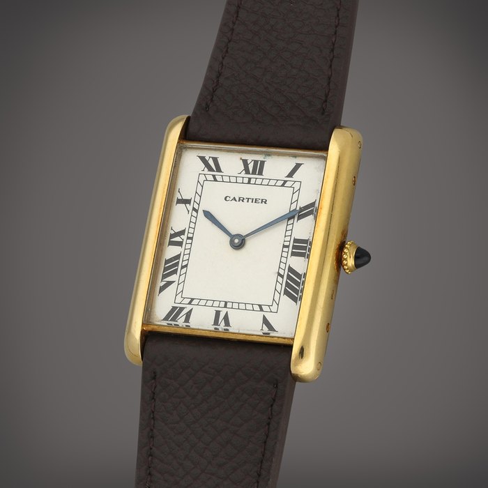 Cartier 'Darth Vader' Tank Louis XL Jumbo owned by David Prowse, Reference 17002 | A yellow gold wristwatch gifted by Prince Khalid of Saudi Arabia | Circa 1980