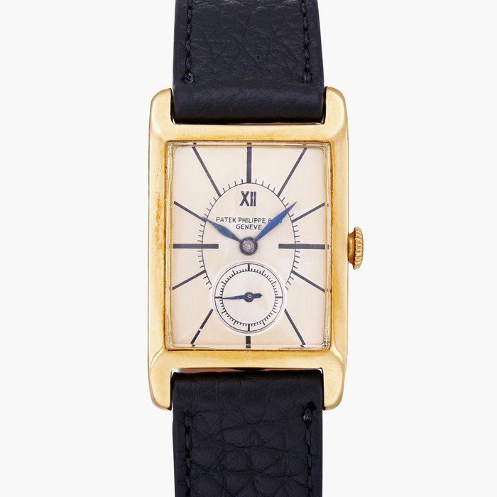 Patek Philippe Reference 121 | A yellow gold rectangular wristwatch | Circa 1929
