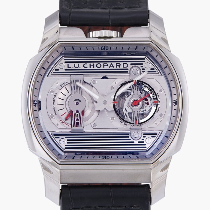 Chopard L.U.C. Engine One, Reference 8560 | A limited edition titanium tourbillon wristwatch with power reserve | Circa 2014