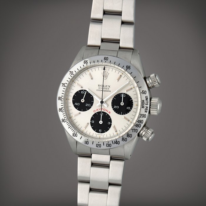 Rolex Daytona, Reference 6265 | A stainless steel chronograph wristwatch with bracelet | Circa 1986