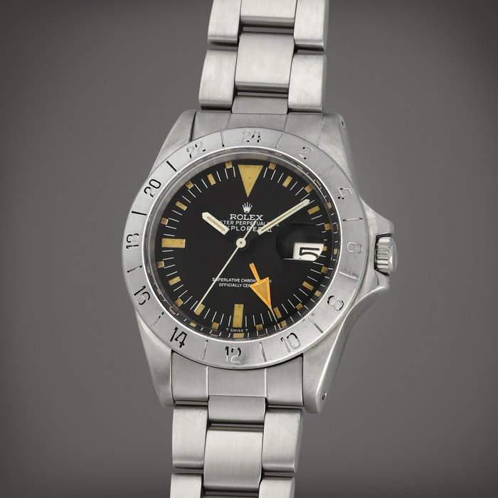 Rolex Explorer II 'Steve McQueen', Reference 1655 | A stainless steel wristwatch with date, 24 hour indication and bracelet | Circa 1973