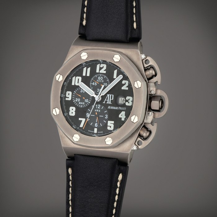 Audemars Piguet Royal Oak Offshore 'Terminator 3', Reference 25863TI.OO.A001CU.01 | A limited edition titanium chronograph wristwatch with date | Circa 2004