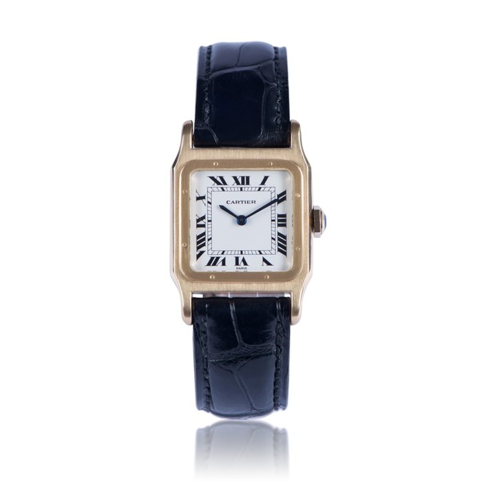 Cartier Santos Yellow gold wristwatch Circa 1975 | 卡地亞 | 「Santos」黃金腕錶，約1975年製