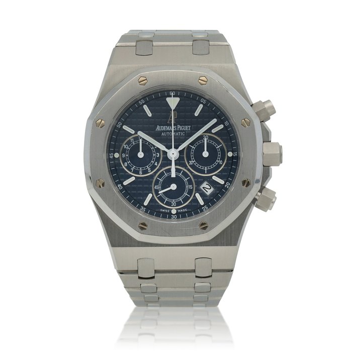 Audemars Piguet Royal Oak, Ref. 25860ST.OO.1110ST.04, Stainless steel chronograph wristwatch with date and bracelet Circa 2006 | 愛彼 | 25860ST.OO.1110ST.04型號「Royal Oak」精鋼計時鍊帶腕錶備日期顯示，約2006年製