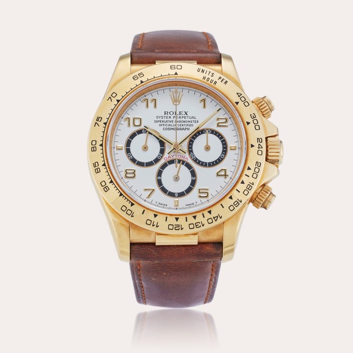 Rolex Reference 16518 ‘Zenith Inverted 6’ Daytona | A yellow gold automatic chronograph wristwatch, Circa 1991