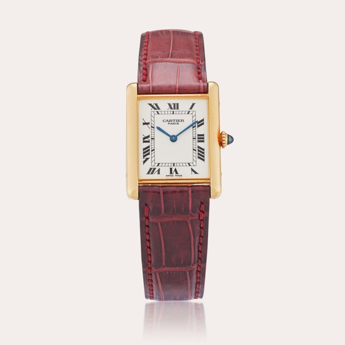 Cartier Reference W1527851 Tank Louis CPCP 'Collection Privé' | A yellow gold rectangular wristwatch, Circa 2000