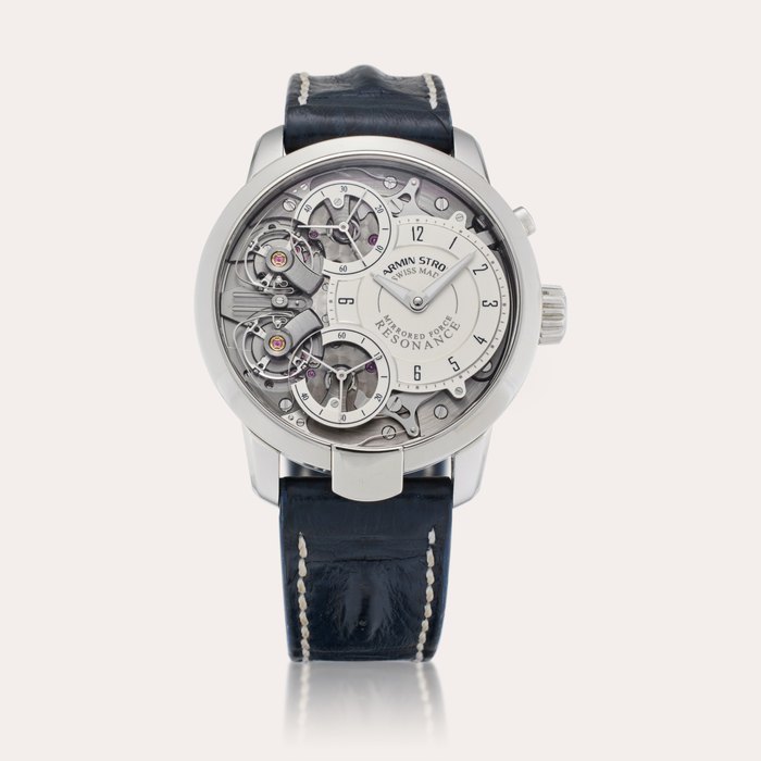 Armin Strom Reference ST16-RW.05 Mirrored Force Resonance | A limited edition stainless steel semi-skeletonized resonance wristwatch, Circa 2016
