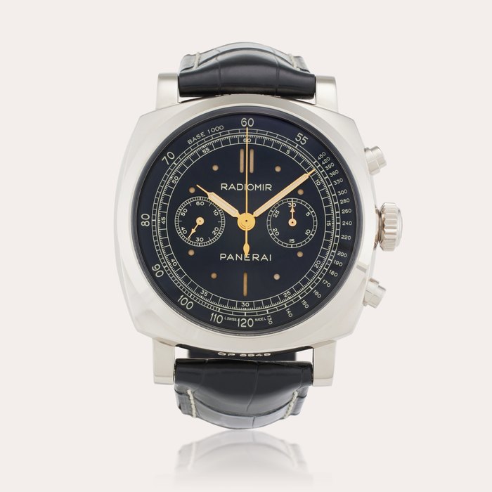 Panerai Reference PAM00520 Radiomir 1940 | A limited edition white gold chronograph wristwatch, Circa 2014