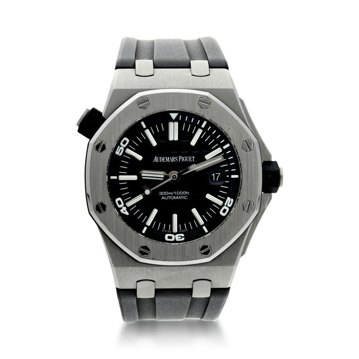 Audemars Piguet REFERENCE 15703ST.OO.A002CA.01 ROYAL OAK OFFSHORE DIVER A STAINLESS STEEL AUTOMATIC WRISTWATCH WITH DATE, CIRCA 2010