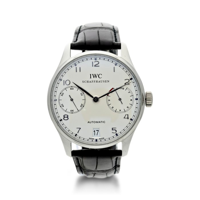 IWC REFERENCE 5001-04 PORTUGIESER A LIMITED EDITION PLATINUM AUTOMATIC WRISTWATCH WITH DATE AND 7-DAY POWER RESERVE, CIRCA 2005